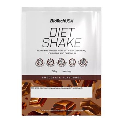 Étrend-kiegészítő italpor, 30g, BIOTECH USA "Diet Shake", csokoládé